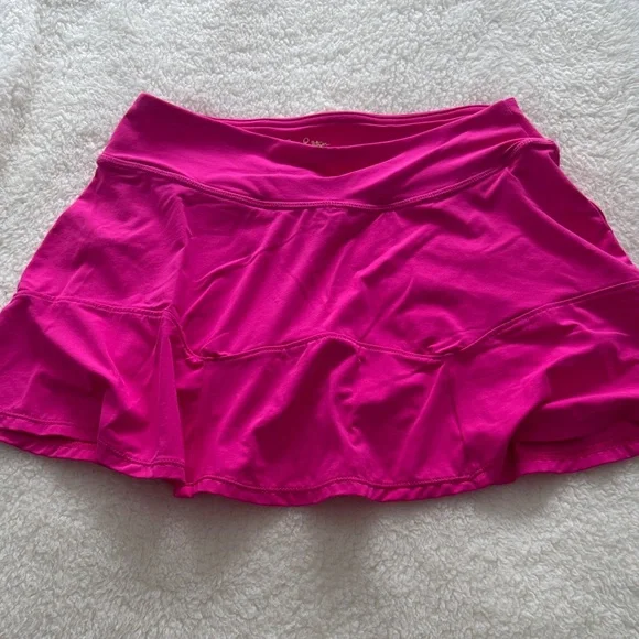 Lilly Pulitzer Luxletic Hot Pink Skort, XS - Picture 1 of 5